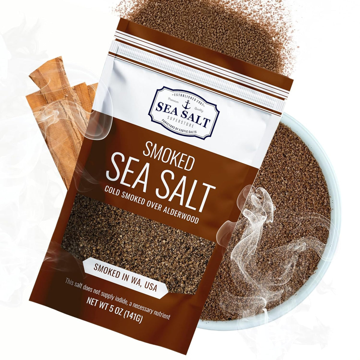 Smoked Sea Salt 5 oz Pouch
