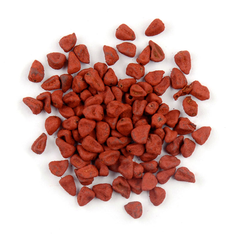 ANNATTO SEED - 10 lb bag / box each - vibrant reddish-brown seeds used for coloring and flavoring dishes.