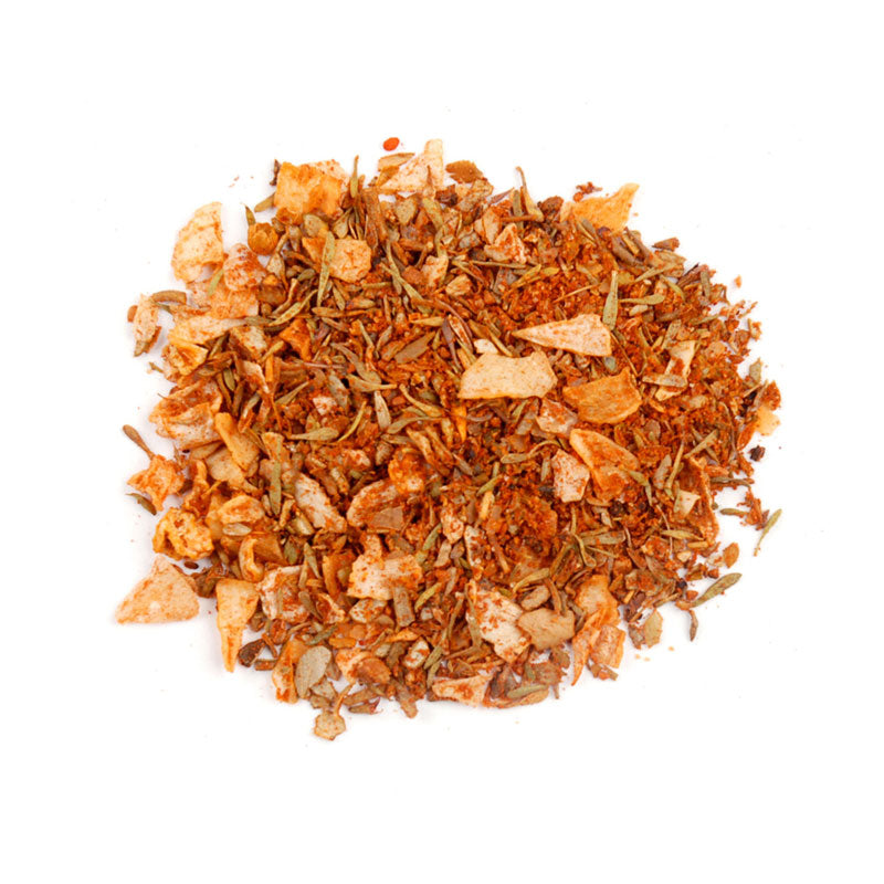 CAJUN BLACKENED SEASONING - 10 lb bag / box each, a blend of spices including paprika, garlic, and onion.