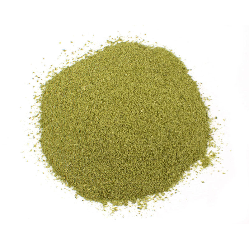 CHIVE POWDER - 50 lb box, fine green powder, perfect for seasoning various dishes and enhancing flavors.