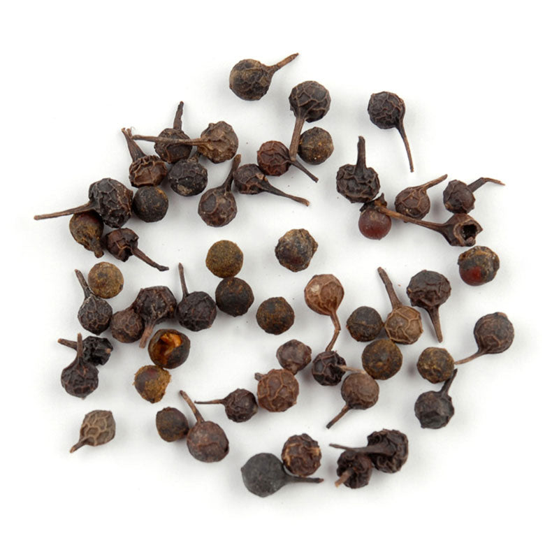 CUBEB BERRIES - 5 lb bag / box, dried berries with a unique peppery flavor and aromatic profile.