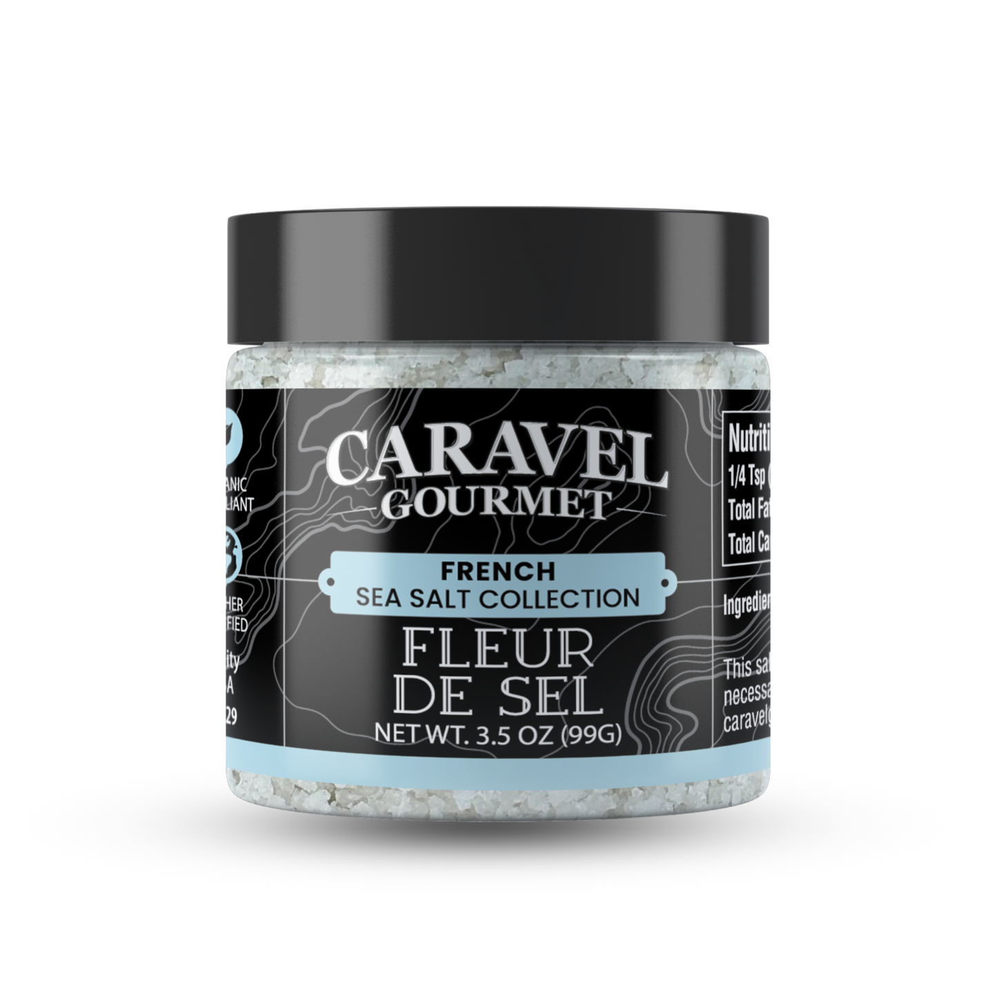 Baja Flor de Sal Sea Salt - Chef Jar, premium finishing salt for exquisite flavor enhancement.