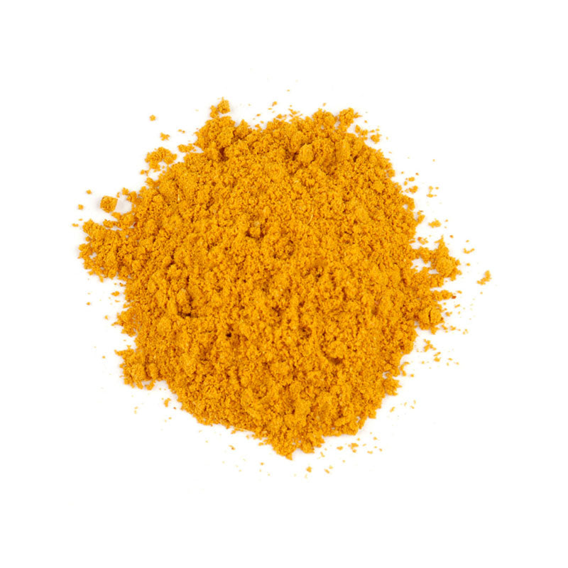 HOT CURRY POWDER - 9 lb bag / box, vibrant yellow spice powder for cooking.