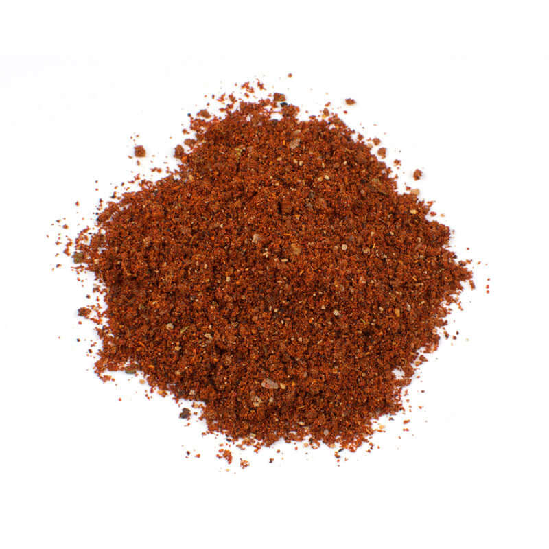 Mole Spice Blend, vibrant dry spice mix showcasing a rich blend of chiles and spices for authentic Mexican flavor.