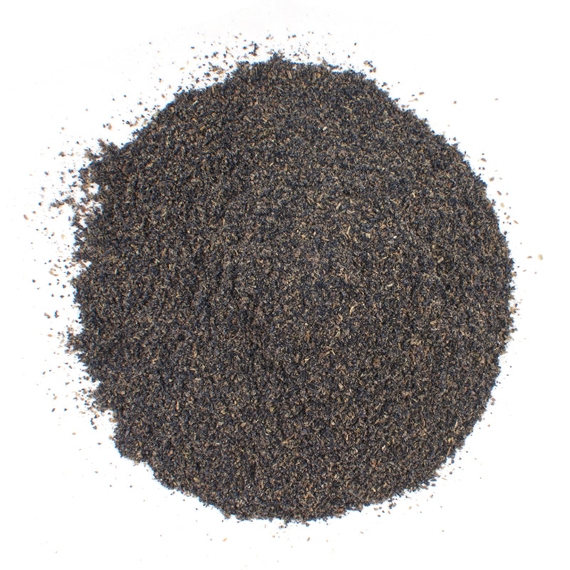 BUTTERFLY PEA FLOWER POWDER - 10 lb bag / box each, showcasing fine, deep blue powder ready for culinary use.