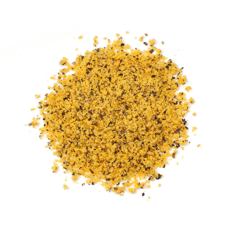 LEMON PEPPER BLEND - 10 lb bag / box each, a vibrant blend of lemon zesty seasoning mixed with cracked black pepper.