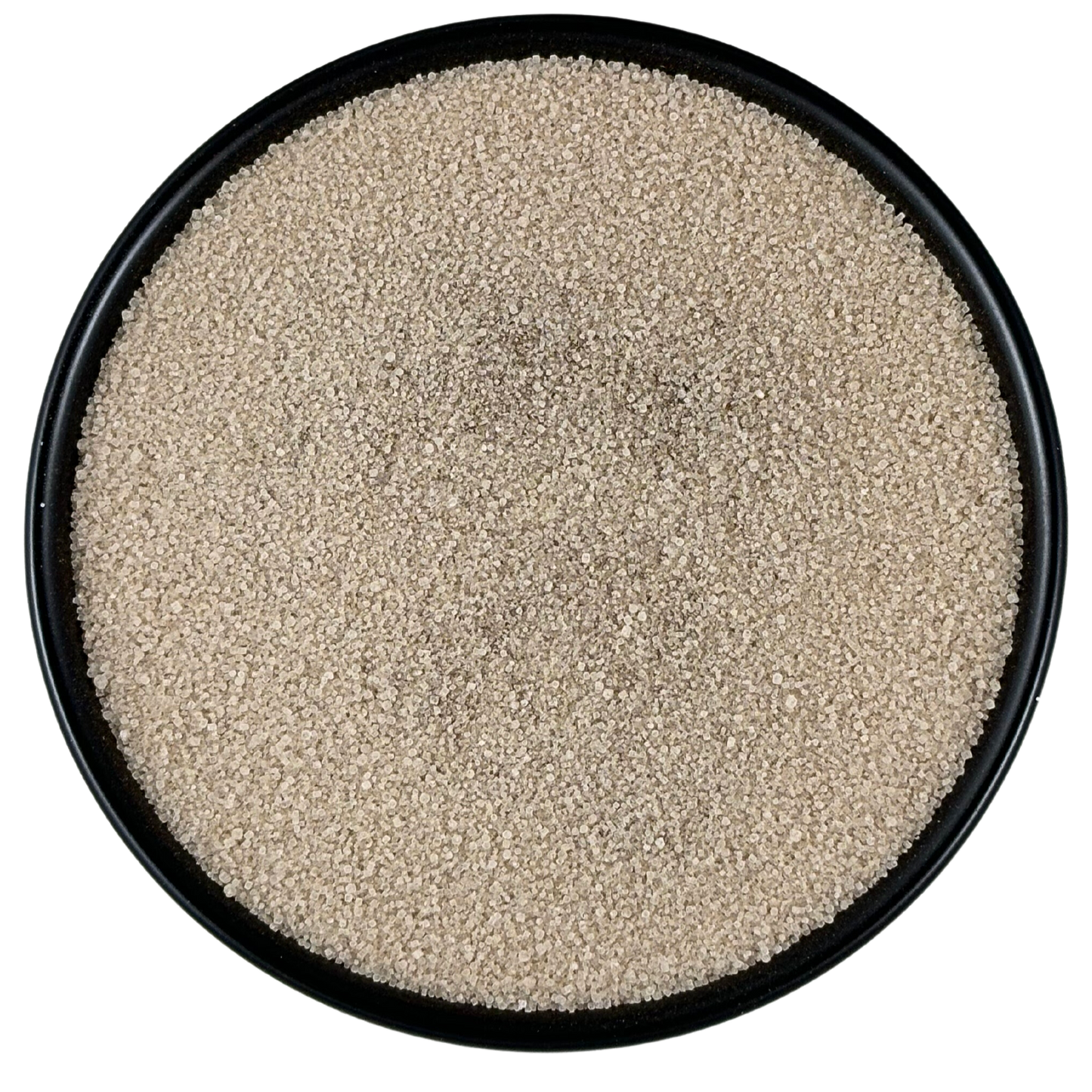 Porcini Sea Salt - Chef Pinch Jar - Case Pack - 8 units in a black bowl, showcasing its earthy texture and color.
