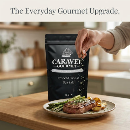 Caravel Gourmet French Harvest Sea Salt - 14 oz Pouch, photo 4
