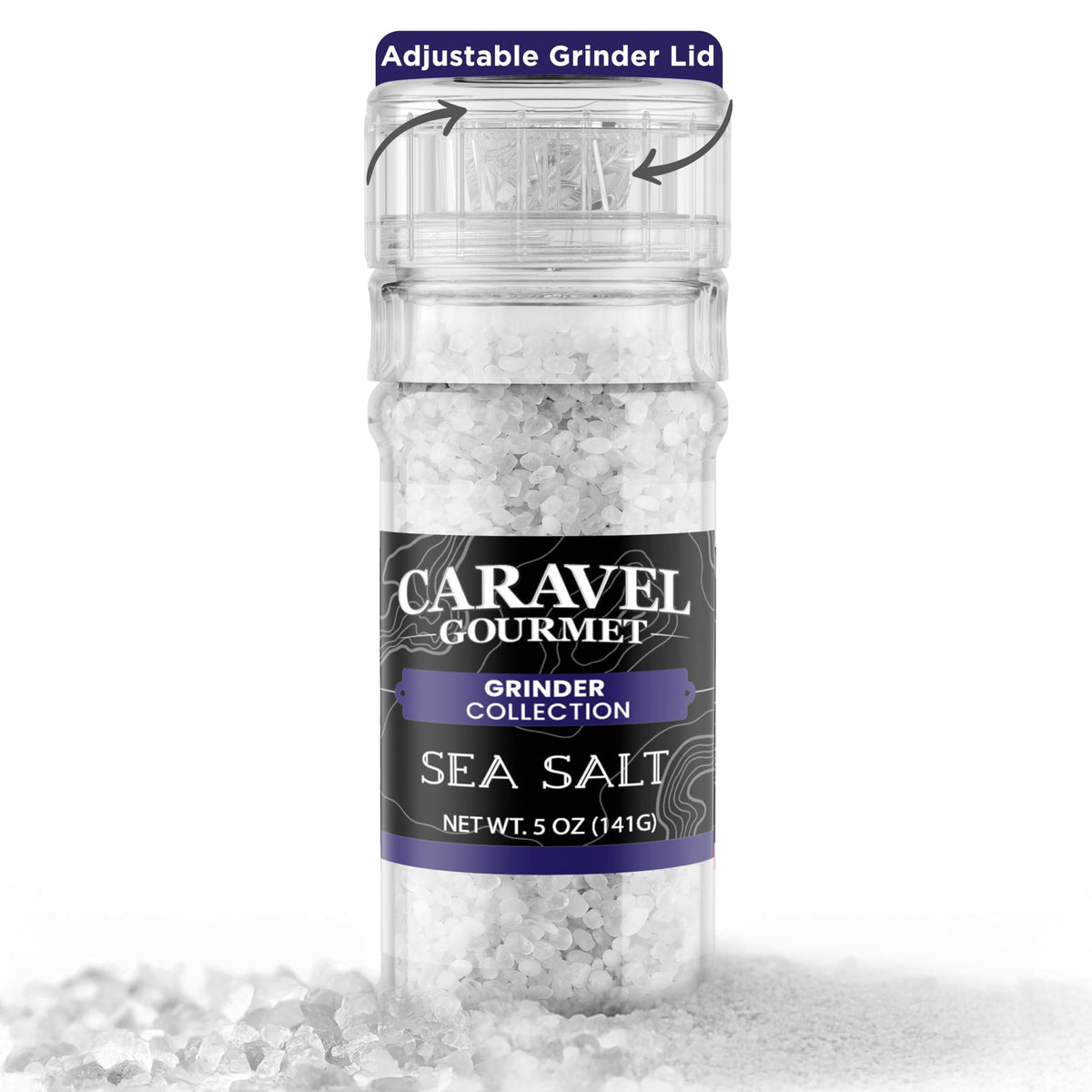 Coarse Sea Salt - 5 oz Grinder