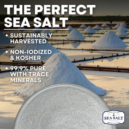 Fine Grain Sea Salt 14 oz Pouch, product detail image 2