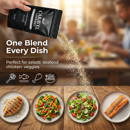 Lemon Pepper Sea Salt - 14 oz Pouch