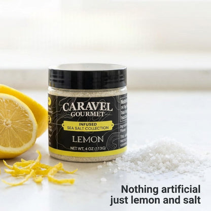 Lemon Sea Salt - 4 oz Chef Jar