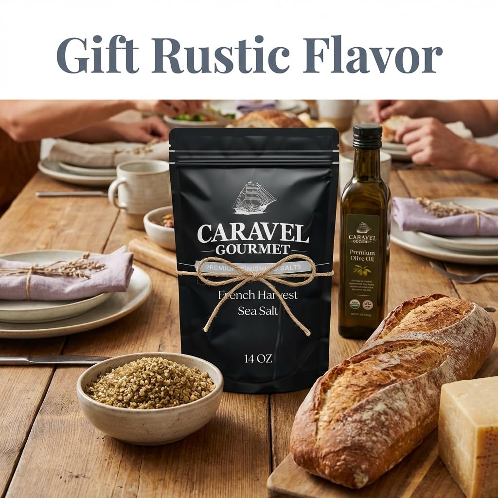 Caravel Gourmet French Harvest Sea Salt - 14 oz Pouch, photo 2