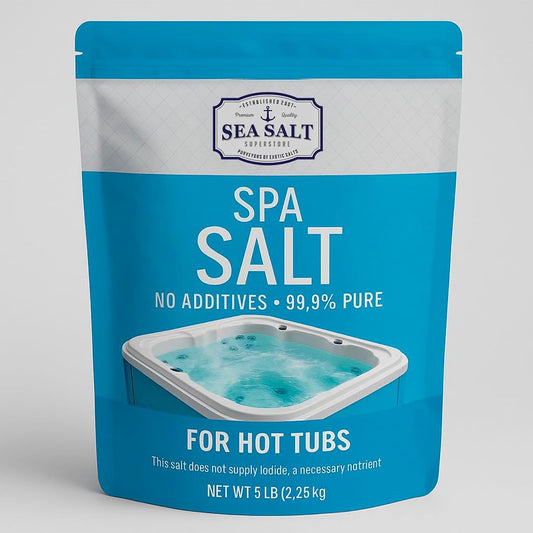 Spa Sea Salt 5 lb Pouch, package front view