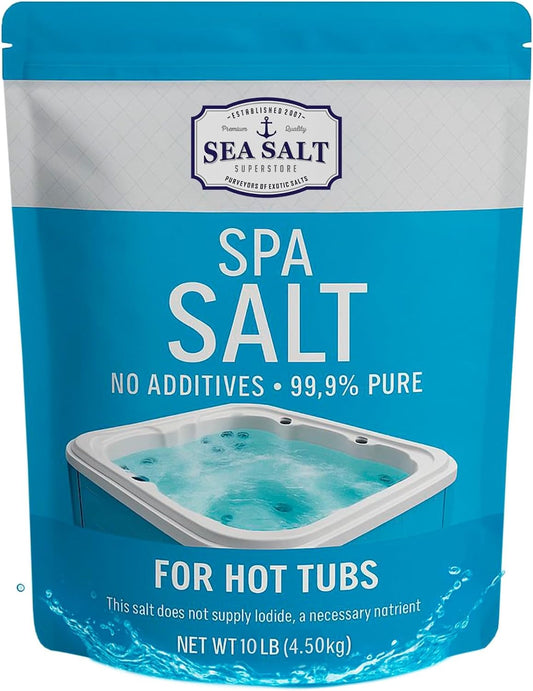 Spa Sea Salt 10 lb Pouch, package front view