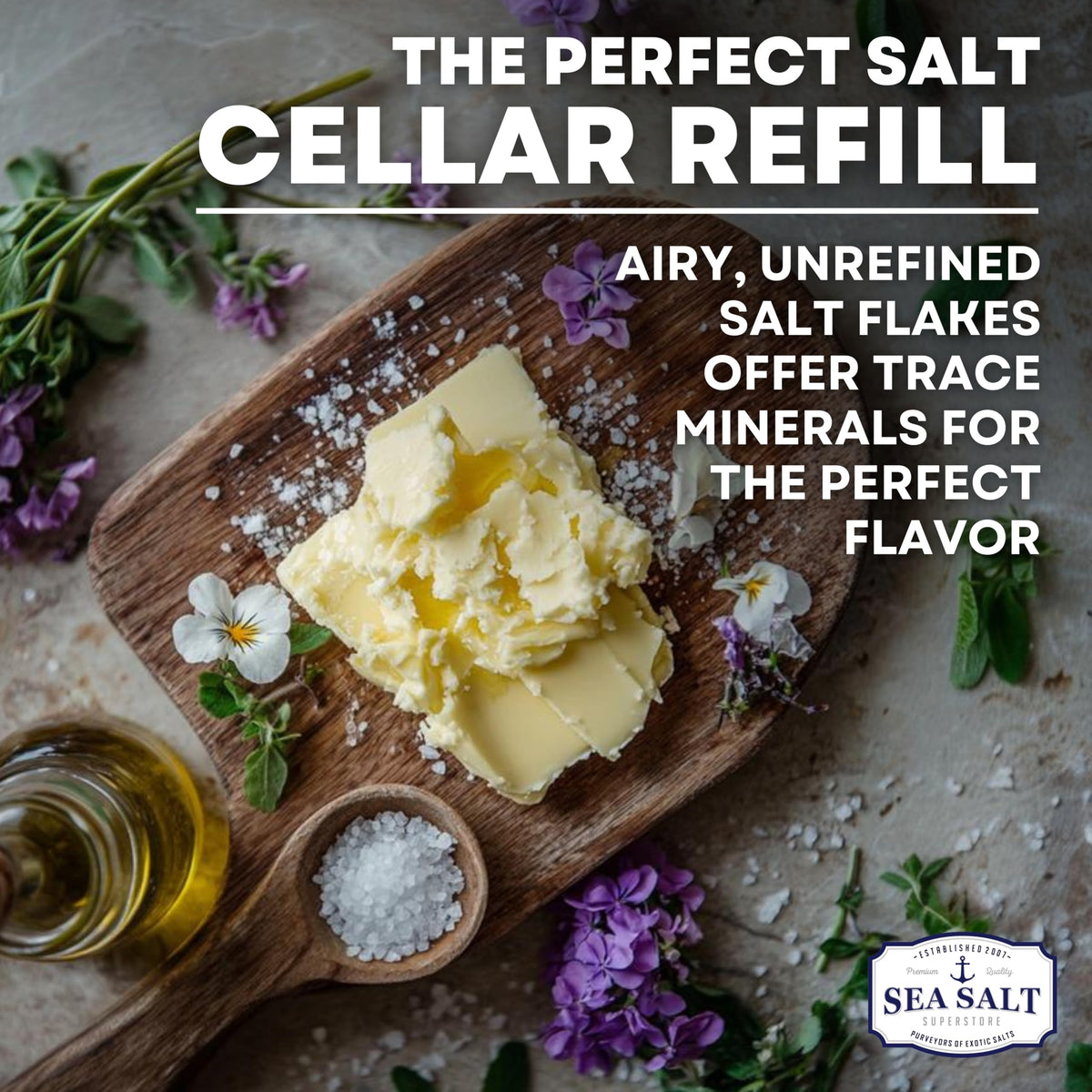 Mini Flake Sea Salt - 4 oz Pouch, product detail image 3