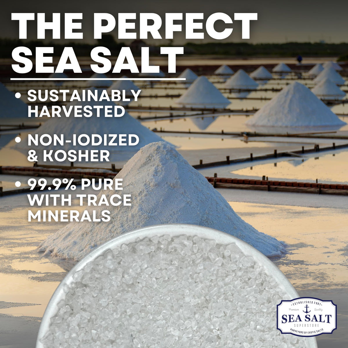 Coarse Grain Sea Salt - 5 oz Pouch, product detail image 2