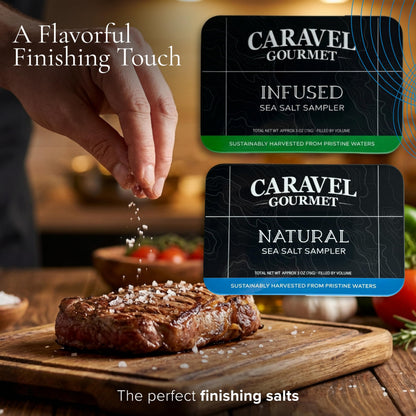 Infused & Natural Sea Salt Sampler - 12 Flavors