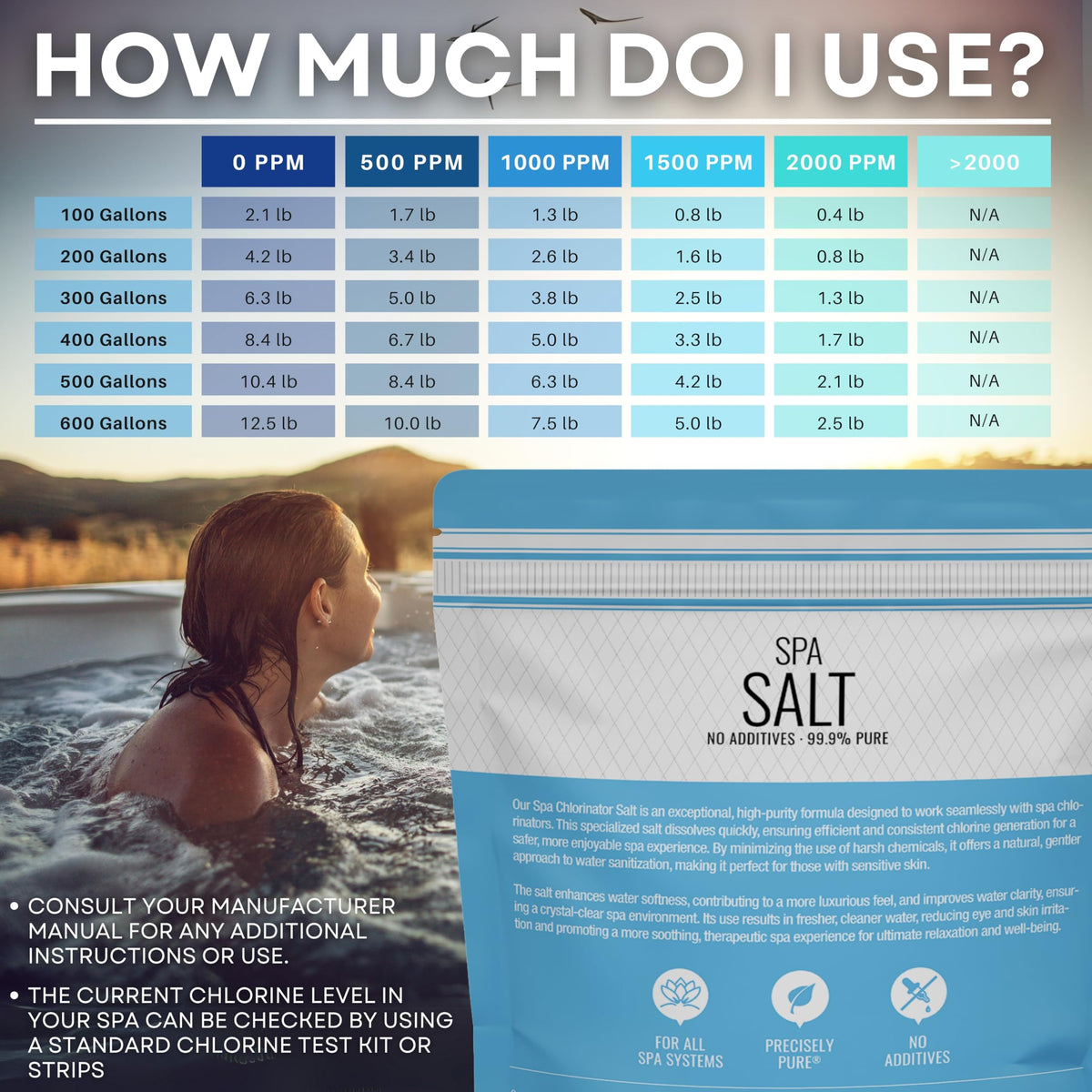 Spa Sea Salt 5 lb Pouch, product detail image 4