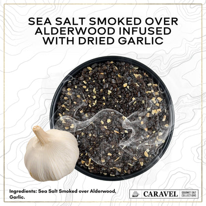 Smoked Garlic Sea Salt - 4 oz Chef Jar
