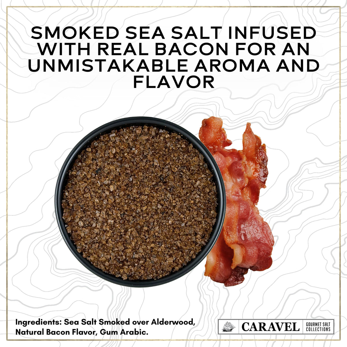 Smoked Bacon Sea Salt - 5 oz Shaker
