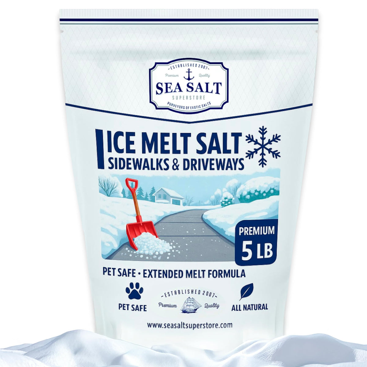 Natural Ice & Snow Melt - Pet & Kid Safe