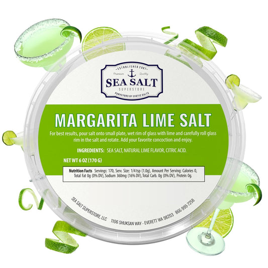 Margarita Lime Sea Salt - 6 oz Tub