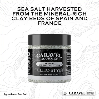 Natural Sea Salt Mega Sampler - 4 oz Jar 4-Pack