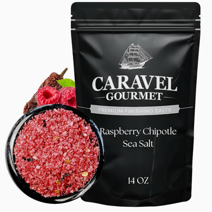 Raspberry Chipotle Sea Salt - 14 oz Pouch