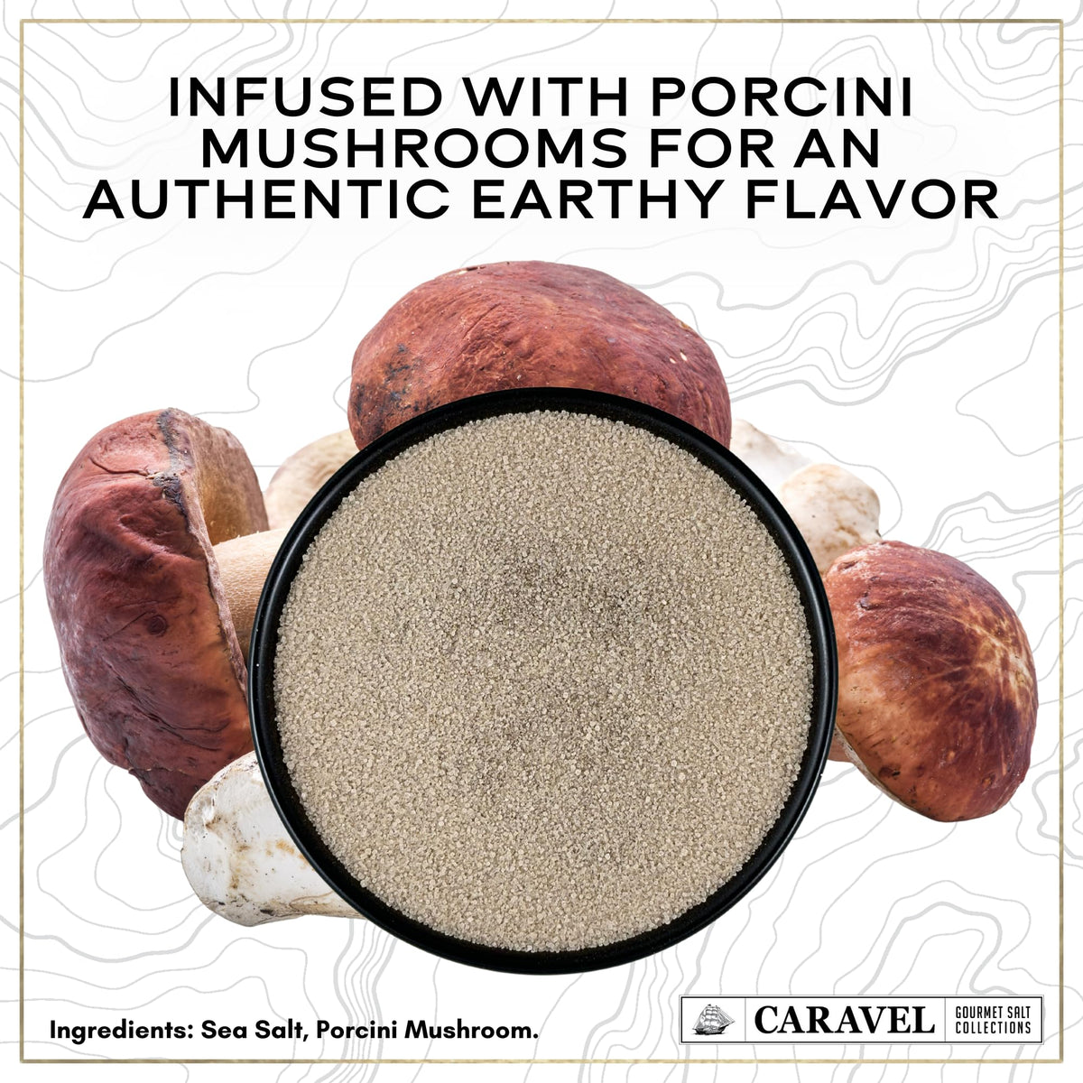 Porcini Sea Salt - 5 oz Shaker