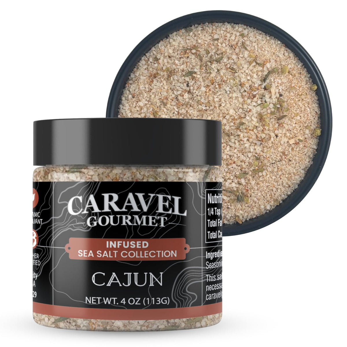 Cajun Sea Salt - 4 oz Chef Jar