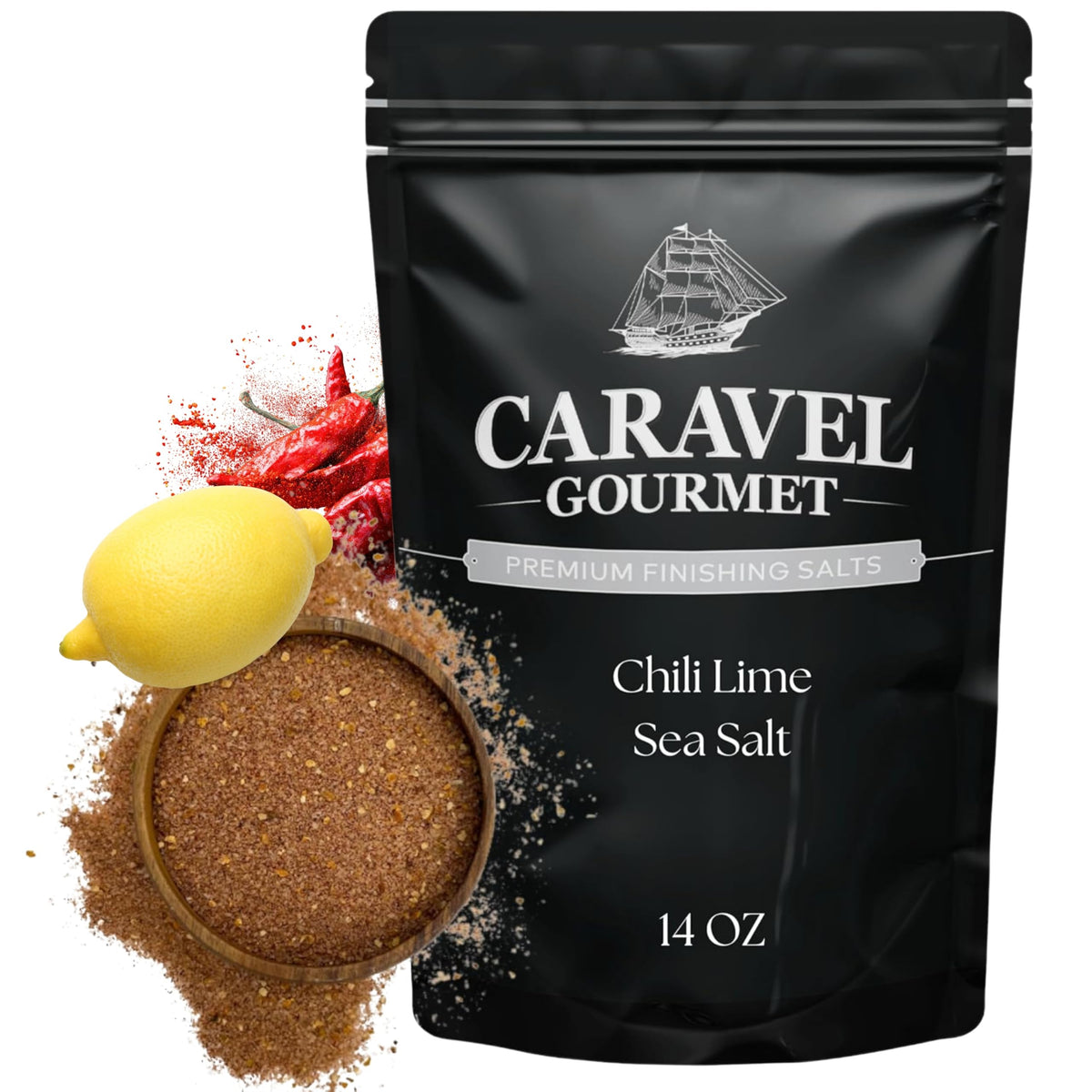 Chili Lime Sea Salt - 14 oz Pouch