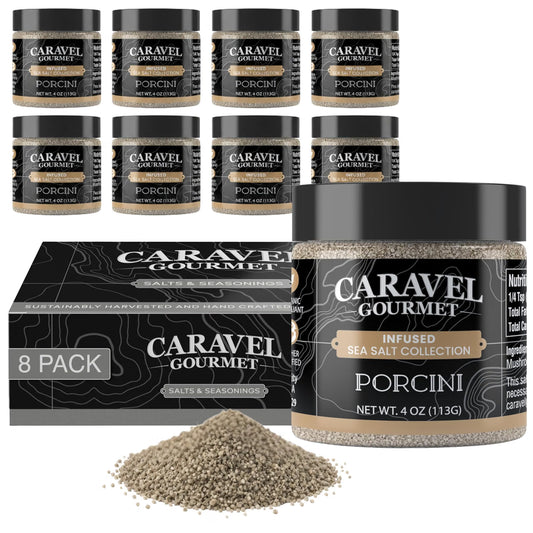 Porcini Sea Salt - Chef Pinch Jar - Case Pack - 8 units