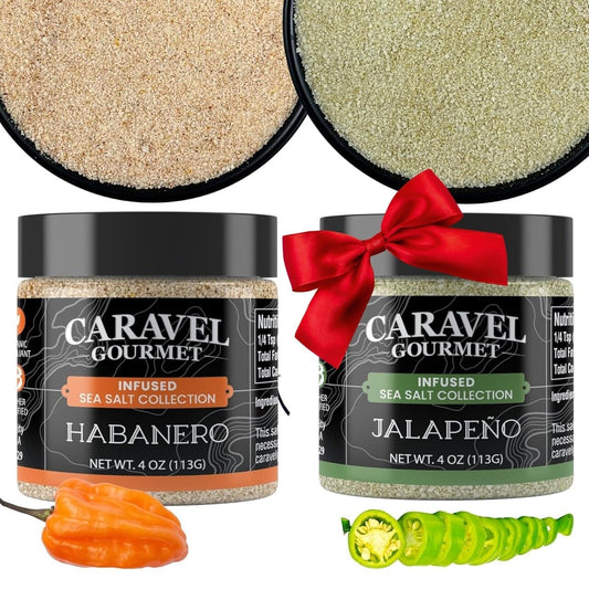 Spicy Sea Salt Gift Set - Habanero & Jalapeno (2-Pack)