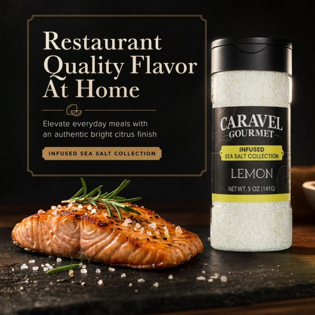 Lemon Sea Salt - Shaker - Case Pack - 8 units, product detail image 5