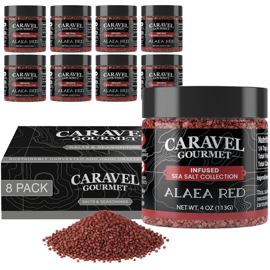 Alaea Red Sea Salt - Chef Pinch Jar - Case Pack - 8 units