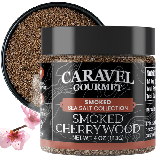 Smoked Cherrywood Sea Salt - 4 oz Chef Jar