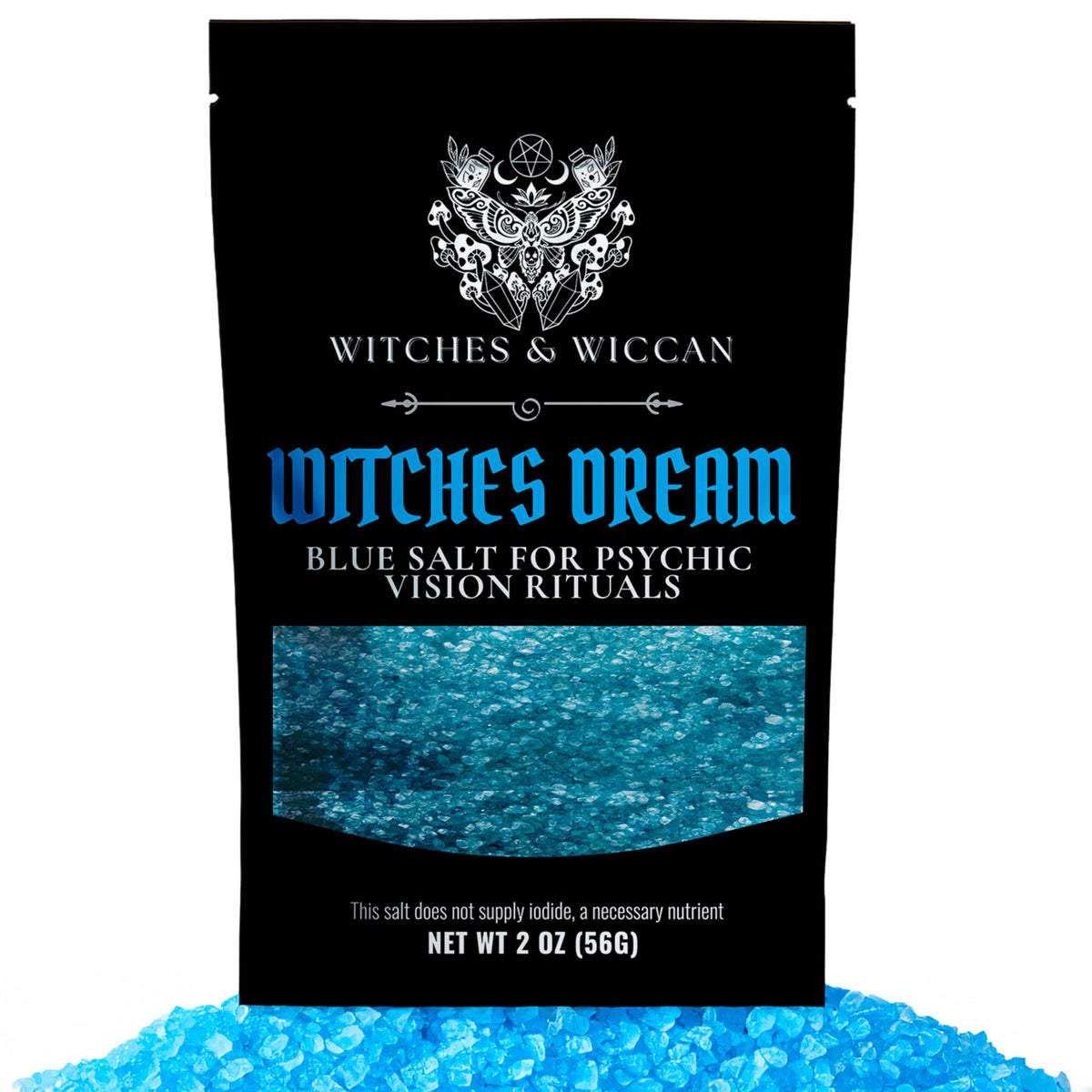 Blue Divination Ritual Salt 14 oz Pouch
