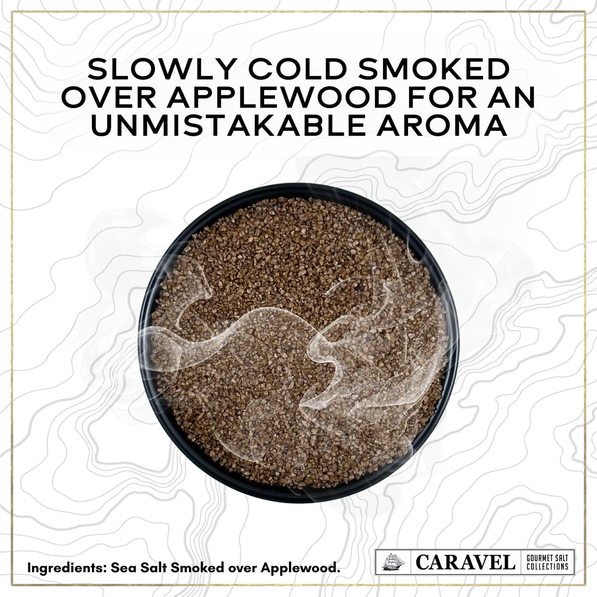 Smoked Applewood Sea Salt - 4 oz Chef Jar