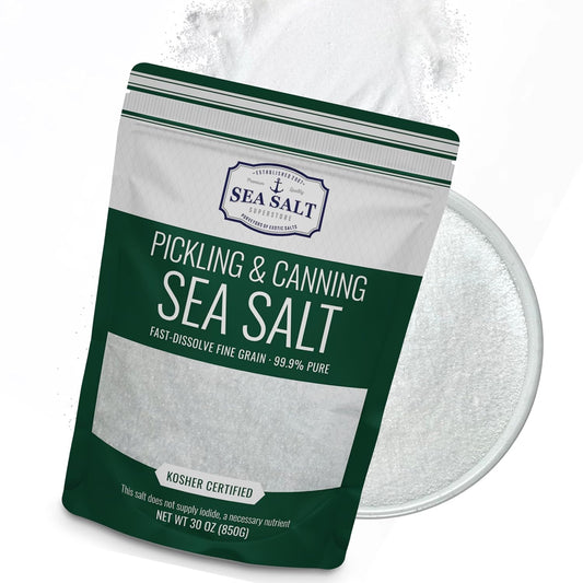 Pickling and Canning Sea Salt - 30 oz Pouch, package front view
