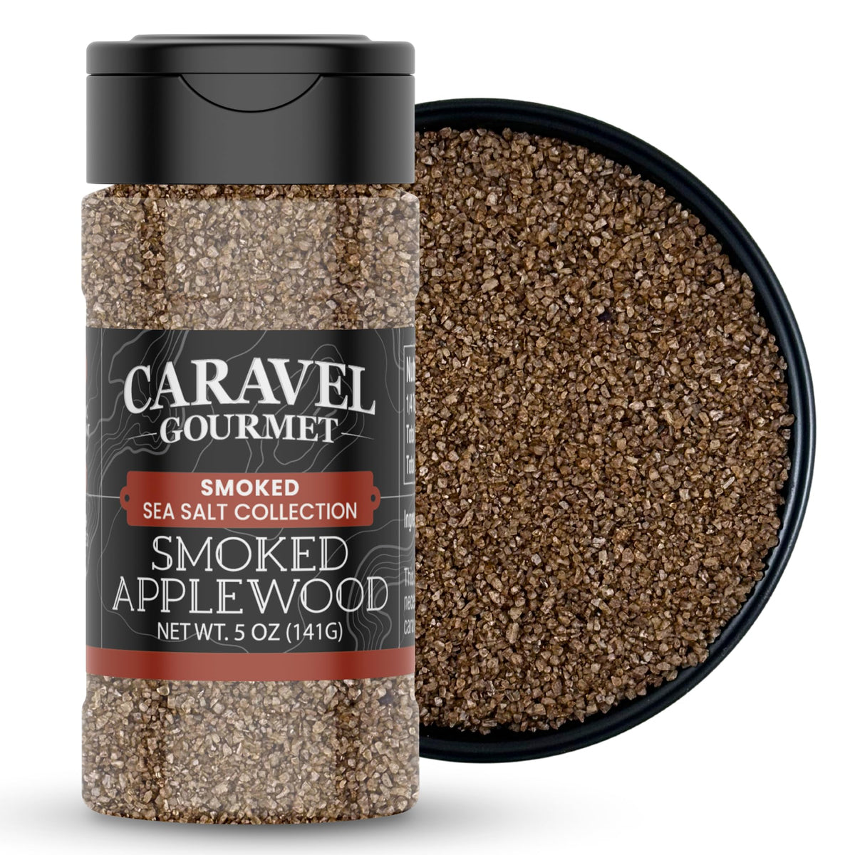 Smoked Applewood Sea Salt - 5 oz Shaker