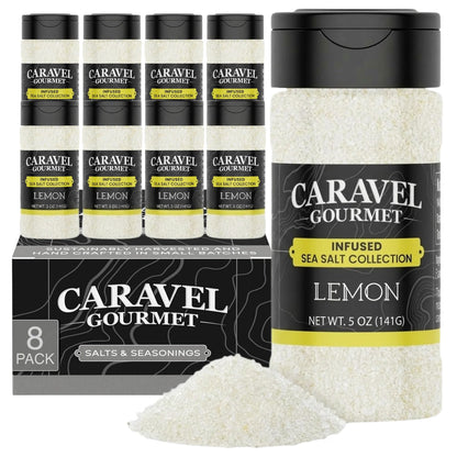 Lemon Sea Salt shakers, case of 8