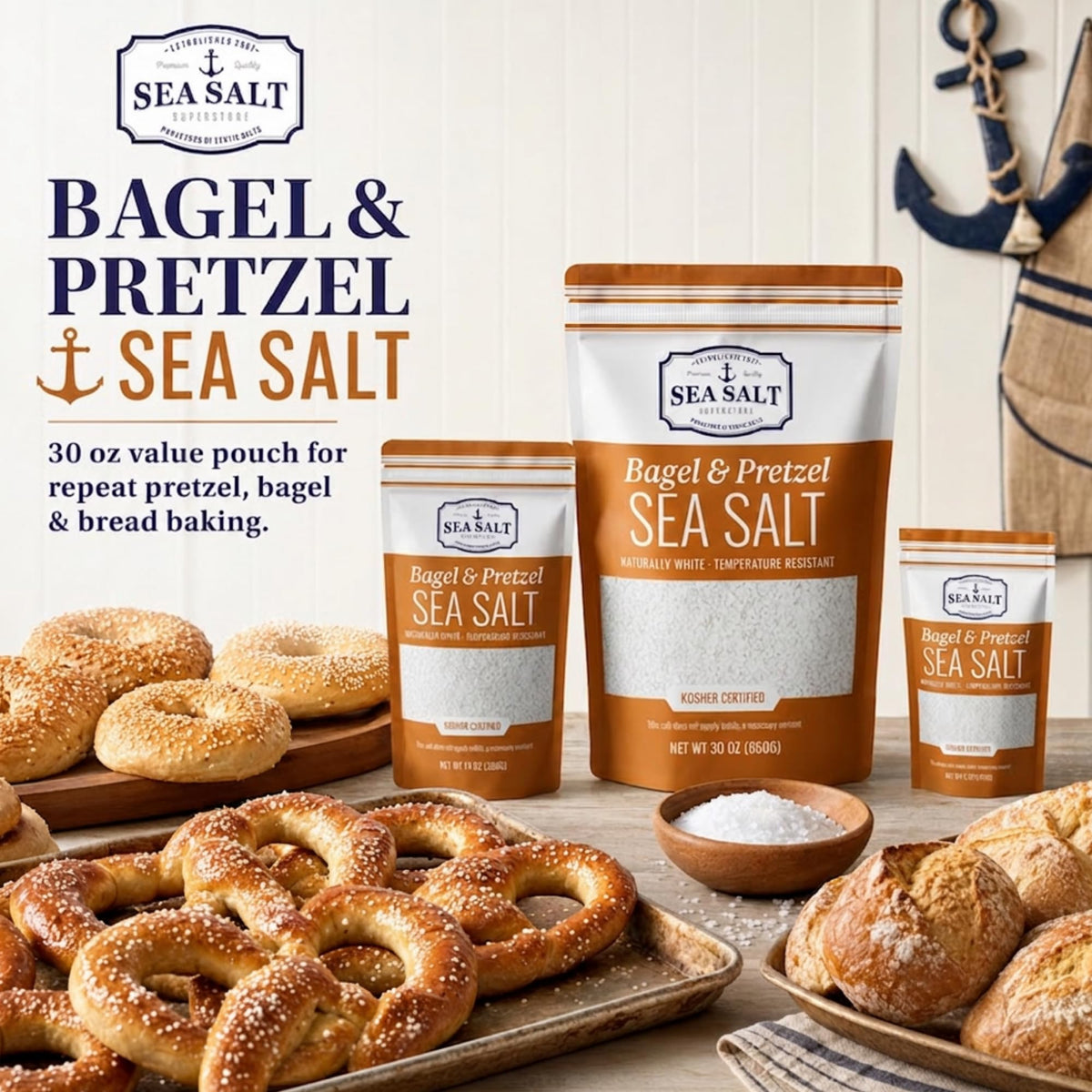 Pretzel Sea Salt - 5 lb Bag, product detail image 5