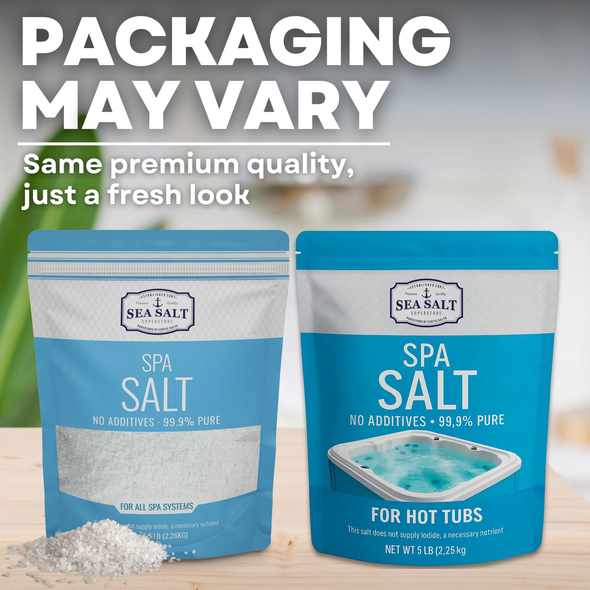 Spa Sea Salt 10 lb Pouch, product detail image 3