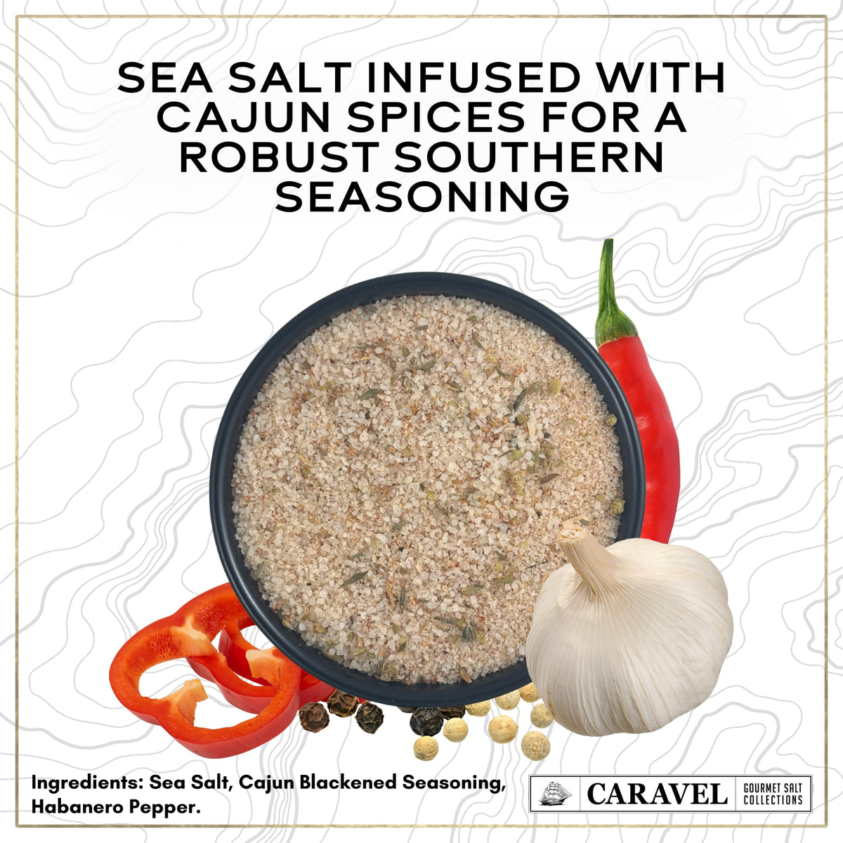 Cajun Sea Salt - 4 oz Chef Jar