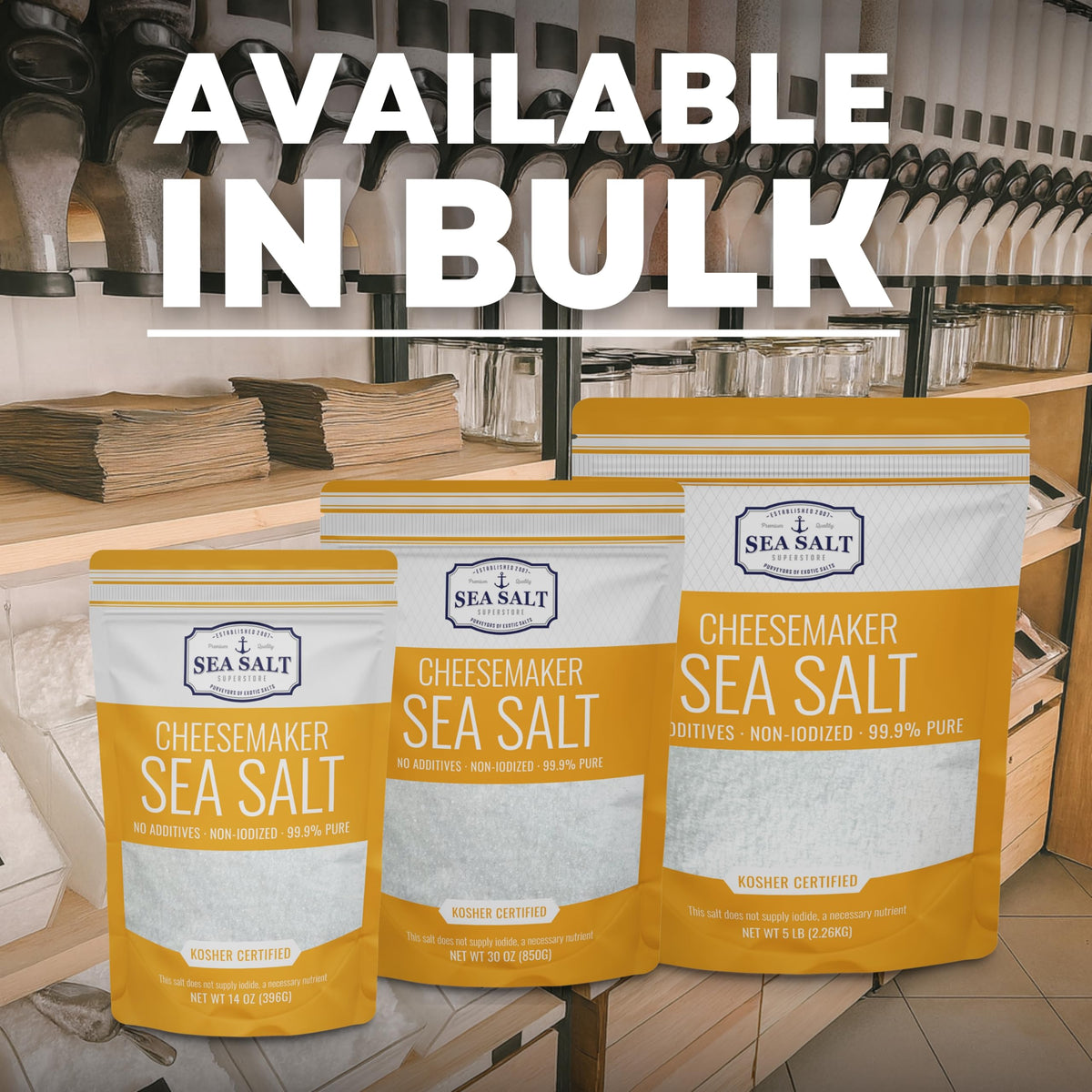 Cheesemaker Sea Salt - 30 oz Pouch, product detail image 5