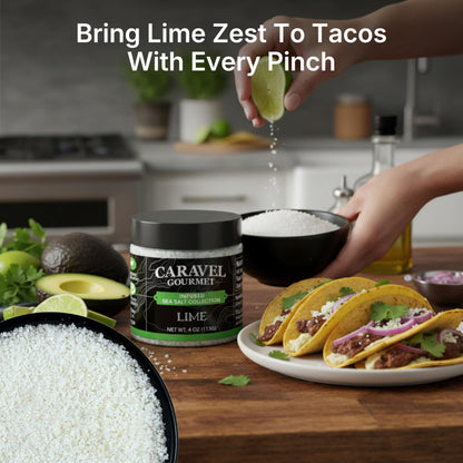 Lime Sea Salt - 4 oz Chef Jar