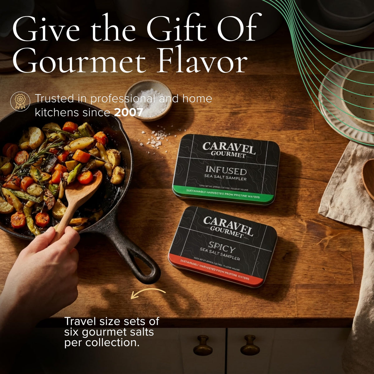 Infused & Spicy Sea Salt Sampler - 12 Flavors