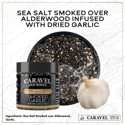 Garlic Sea Salt Gift Set - Garlic Herb & Smoked Garlic (2-Pack)