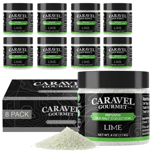 Lime Sea Salt - Chef Pinch Jar - Case Pack - 8 units